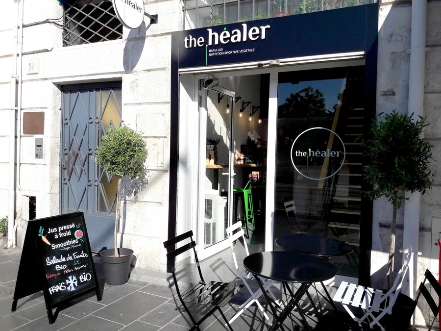 the healer bar à jus biologique local nice